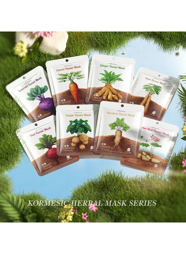 Kormesic 5pcs قناع جذر القرقص 25ml-إزالة السموم وتنقية - Image 5