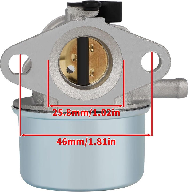 Ferilter 799868 Carburetor for Briggs and Stratton 498170 498254 497314 6.5HP 6.75 HP Engine Carb for Craftsman Lawn Mower Weed Wacker Splitter with Air Filter Cleaner Base - Image 3