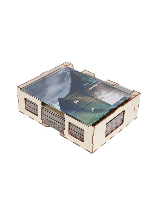 The Broken Token Game Organizer Compatible with Spirit Island - Wooden Game Organizing Box with Multiple Trays - Image 4