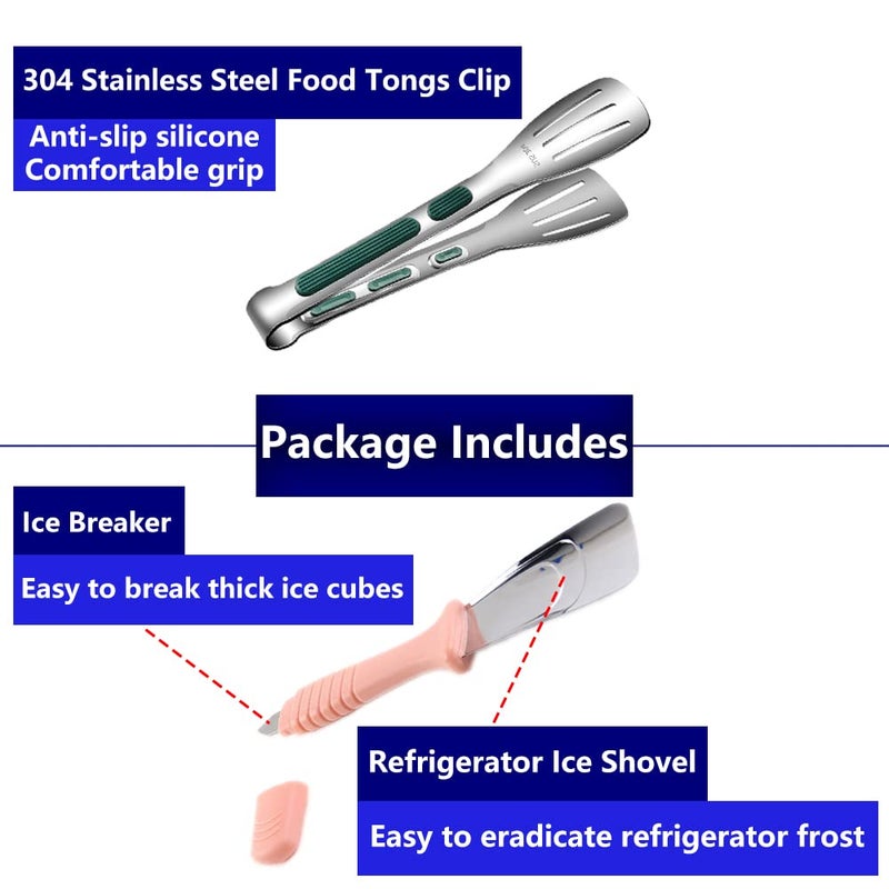 INPARALLUV Defrosting Tray for Frozen Meat Defrosting Tray -Thawing Tray for Frozen Meat Thawing Board Defrosting Board for Frozen Meat Thawing Tray for Frozen Meat Defroster Tray Blue Spatula Defrosting Plate - Image 5