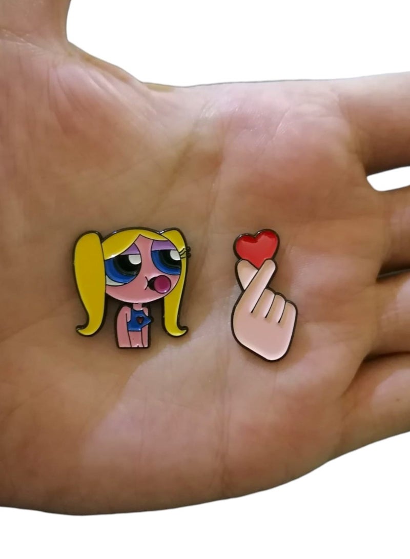 Beautiful stickers for girls, suitable for all types of mobile phones, two pieces. - Image 1