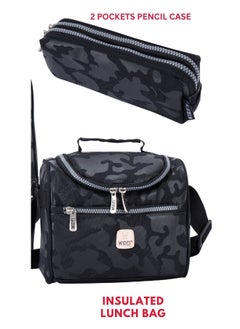 Wires 3 Piece Kids School Trolley Bag laptop compartment Big Wheels With Lunch bag & Pencil Case  - Image 5