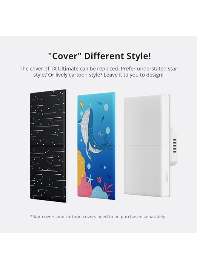 Sonoff T5-4C-120 - Smart Wall Switch | Weight Certification:CE/SRRC/RoHS | Size 120x74x39mm (L*W*H) - 120 - Image 3
