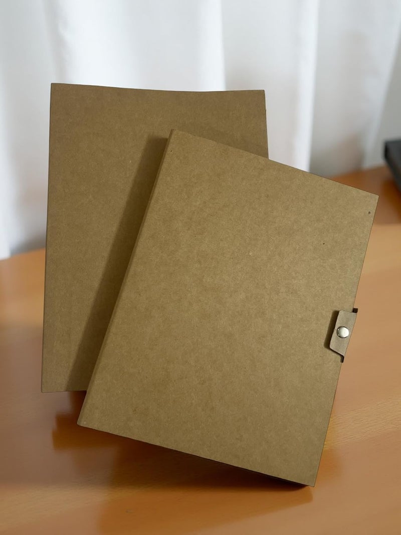 CUBIC Eco-Friendly Kraft Board Conference Folder | Pack of 2 | Durable & Stylish | Ideal for Meetings & Office Use - Image 3