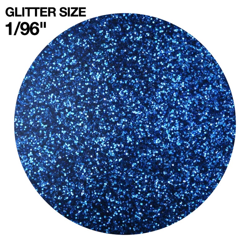 TORC Royal Blue Fine Glitter 4 oz Glitter Powder for Tumblers Resin Crafts Slime Cosmetic Nail Painting Festival Decoration - Image 2
