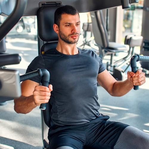CE' CERDR Mens Workout Shirts Quick Dry Performance Short Sleeve Athletic Shirt Black - Image 2