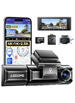 AZDOME Dash Cam Azdome M550 MAX Car 4K Dash Cam – with 64GB Memory  - Image 2