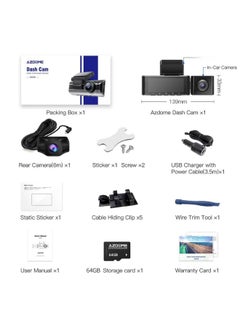 AZDOME Dash Cam Azdome M550 MAX Car 4K Dash Cam – with 64GB Memory  - Image 5
