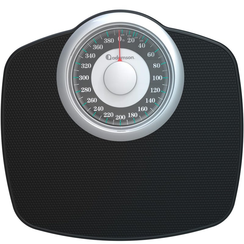 Adamson A25T Scales for Body Weight Up to 400 LB 53 Dial on 124 x 102 Platform AntiSkid Rubber Surface High Precision Bathroom Scale Analog Durable with 20Year Assurance - Image 3