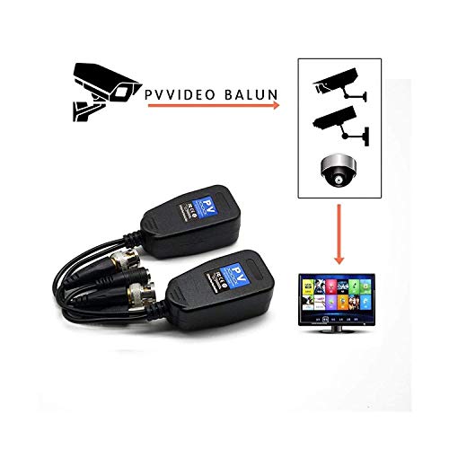 XIKKART 8MP (PV) Passive Video Balun BNC DC to RJ45 Network Transceiver Cat5/Cat6 Adapter AHD/TVI/CVI/CVBS for Full HD CCTV DVR Security Surveillance Camera System (Pack of 2) - Image 4