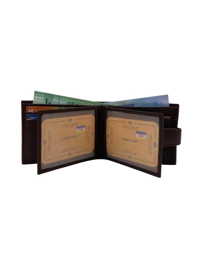 LAVERI LEATHER Antq Smooth Leather Wallet With Inside Leather Lining - Image 4