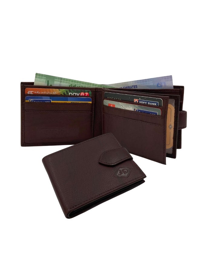 LAVERI LEATHER Antq Smooth Leather Wallet With Inside Leather Lining - Image 1