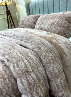 Family Bed quilt set Spanish fur 3 pieces size 220 x 240 cm model 1616 from Family Bed  - Image 3