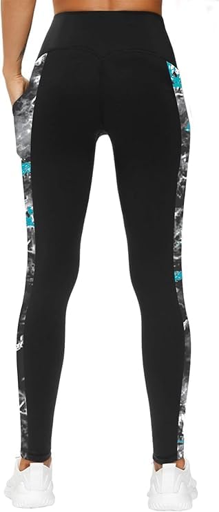 JUST RIDER Gym Wear High Rise Leggings Workout Pants With Upper Long Sleeves Track Suit For Women | Fitted Round Neck Tracksuit | Suitable For Yoga, Jogging & Gym | Workout Clothes (Medium) Black - Image 4