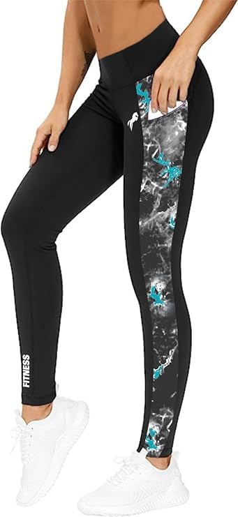 JUST RIDER Gym Wear High Rise Leggings Workout Pants With Upper Long Sleeves Track Suit For Women | Fitted Round Neck Tracksuit | Suitable For Yoga, Jogging & Gym | Workout Clothes (Medium) Black - Image 3