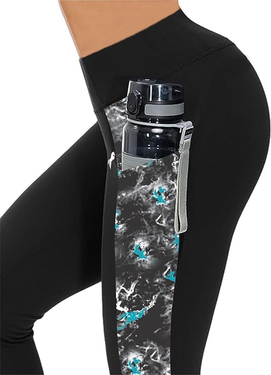 JUST RIDER Gym Wear High Rise Leggings Workout Pants With Upper Long Sleeves Track Suit For Women | Fitted Round Neck Tracksuit | Suitable For Yoga, Jogging & Gym | Workout Clothes (Medium) Black - Image 5