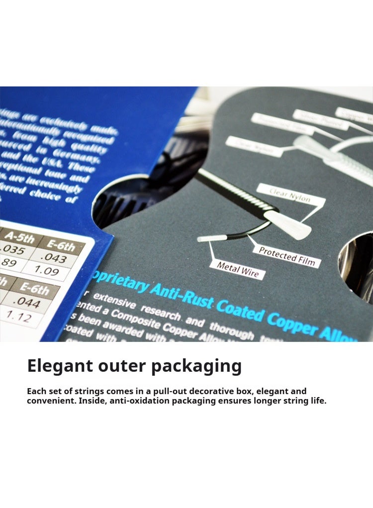 أليس أوتار جيتار أليس الكلاسيكي AC130، من 1 إلى 6 أوتار، مجموعة أوتار نايلون، أوتار جيتار - Image 4