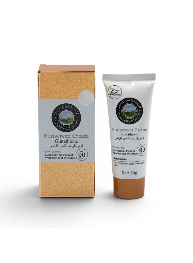 SANT.DARFOUR Darfur French Sunscreen Cream Protection 90 - 50g - Image 1