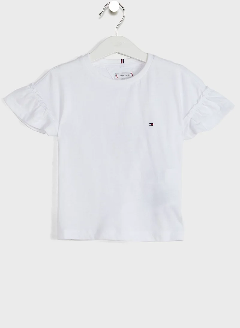 TOMMY HILFIGER Kids Ruffle T-Shirt