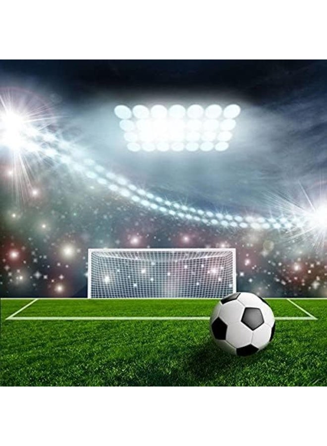 Soccer Ball Size 5 Classic White Black Thicker PU Tight Weaved Suitable for Youth Boy League Game Trainning Practice or Gift - Image 3