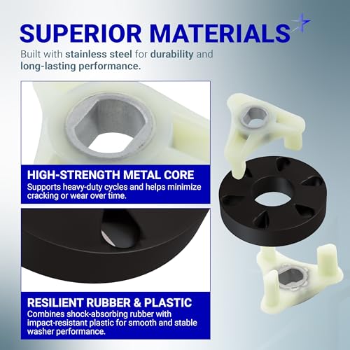 BlueStars 285753A Metal Core Motor Coupling Kit for Kenmore Whirlpool Washers Parts - Replaces AP3963893, PS1485646, 1195967, 285753AVP, 21003, 280152, 85140, 285743 - Heavy Duty - Image 5