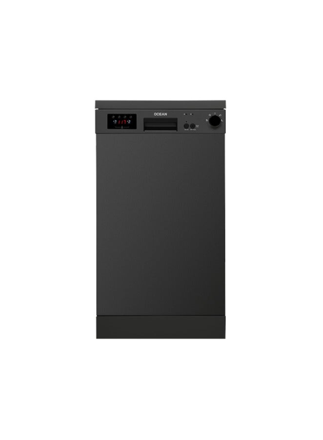 أوشن غسالة أطباق اوشن ، 10 افراد ، 5 برامج ، 45 سم ، شاشة ديجيتال ، ايونكس غامق ، ODT454DVXBN - Image 1