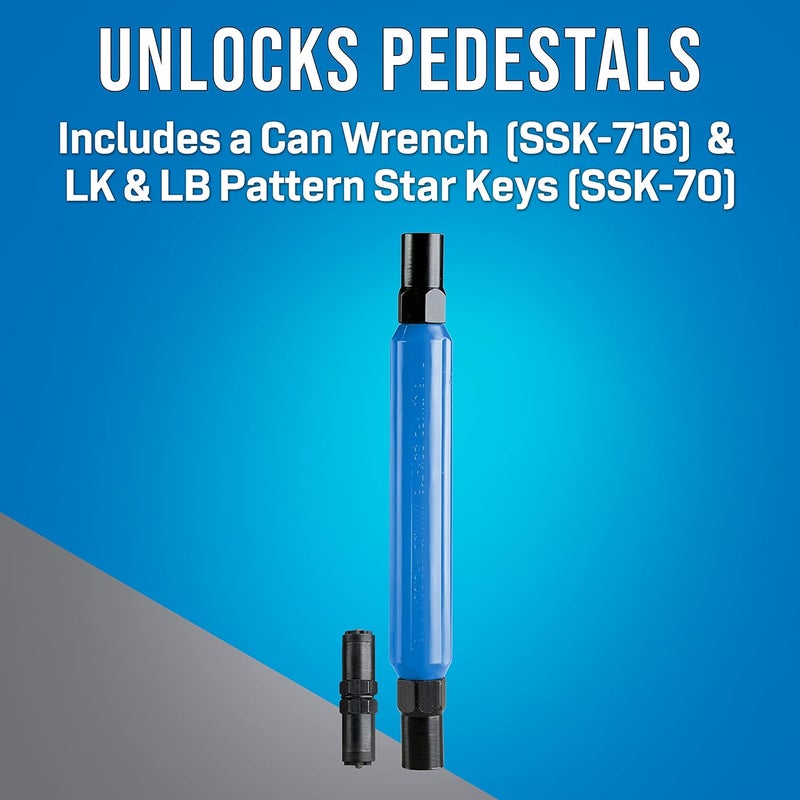 Jonard Tools SSK-700 Star Key Can Wrench Kit for LK & LB Patterns - Image 1