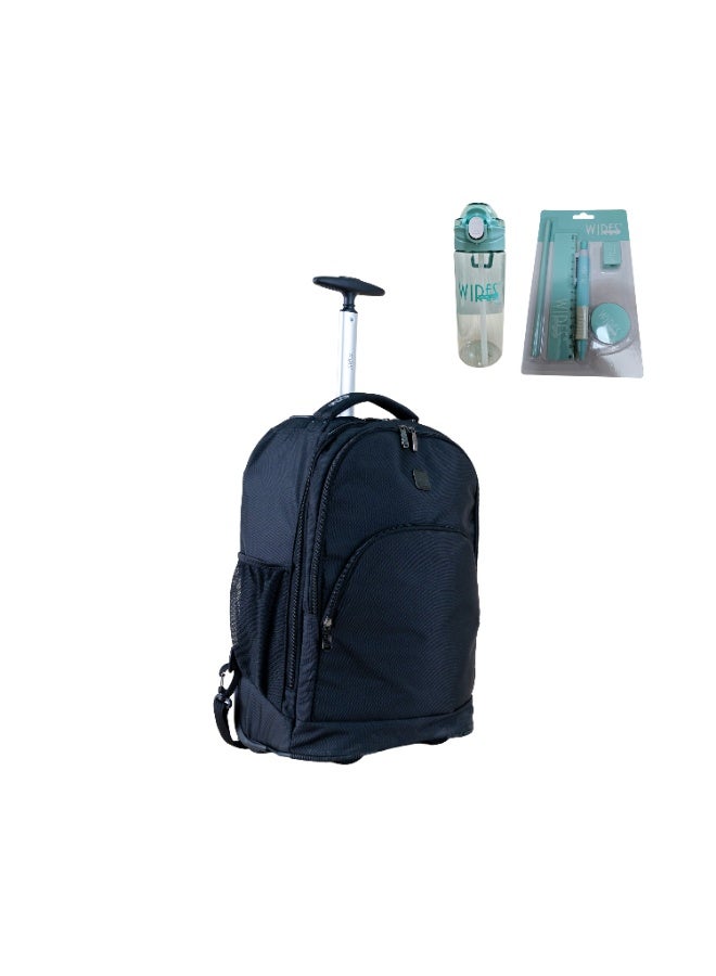 Wires WIRES 18" Small Wheels trolley bag with lunch bag and pencil case  - Image 1