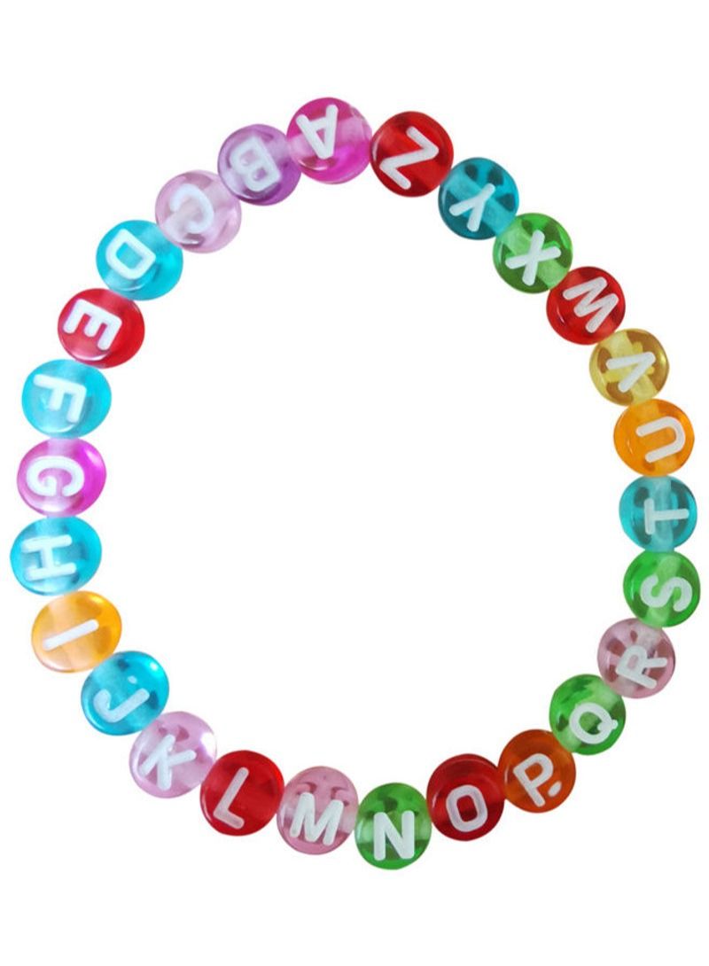 NIBEMINENT Round Alphabet Acrylic Beads - Image 1