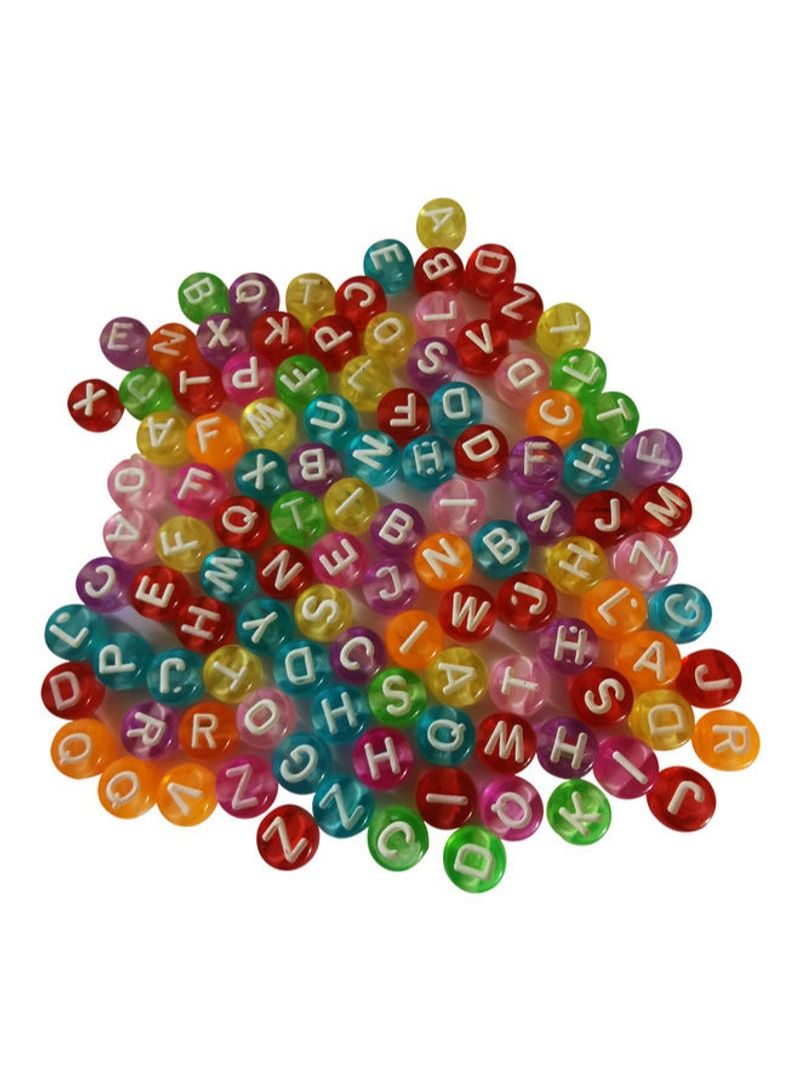 NIBEMINENT Round Alphabet Acrylic Beads - Image 4