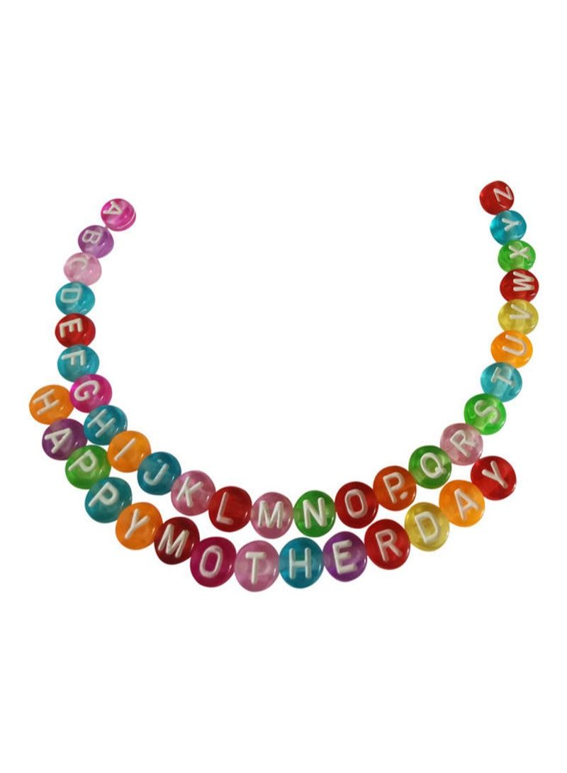 NIBEMINENT Round Alphabet Acrylic Beads - Image 2