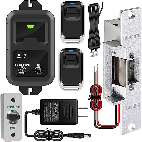UHPPOTE Access Control Electric Strike Door Lock Fail-Secure Kit System with Remote Control - Image 1