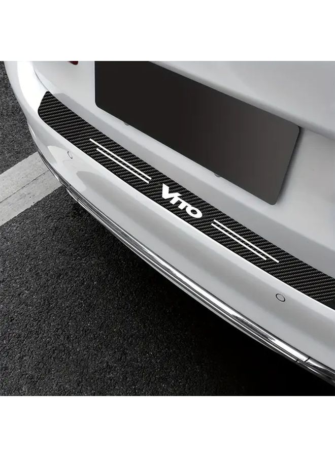 4pcs Mercedes Vito Door Sill Protector Heavy Duty Carbon Fiber Threshold Guard Scratch Resistant Trim - Image 4