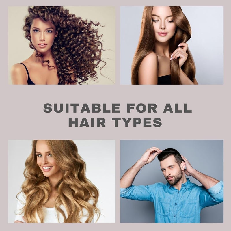 Scarlet Line Professional Medium Round Hair Brush For Styling with Anti Slip Handle n Ball Tip Nylon Bristles for Women n MenBrown Color - Image 5