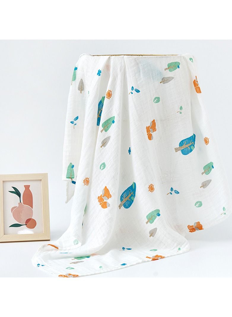 Loquat Pure Cotton Cartoon Printed Bath Towels