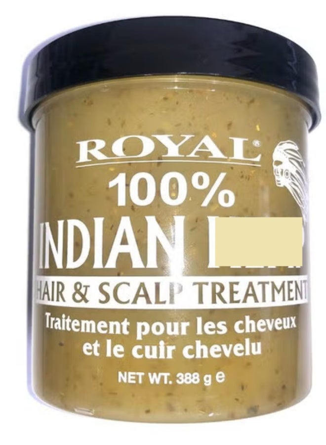 100% Indian Hair And Scalp Treatment 388g