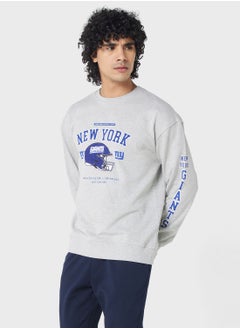 New York Giants Applique Detail Sweatshirt