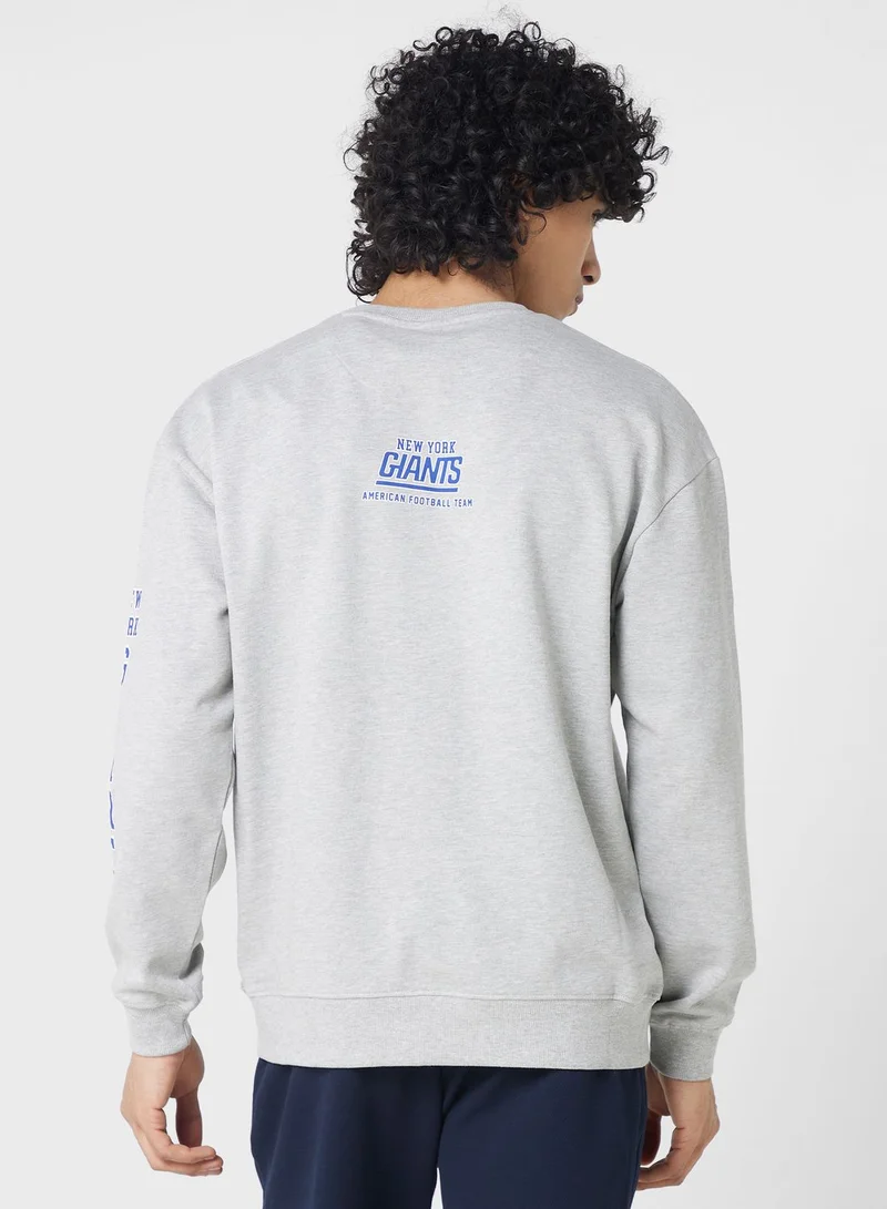 SP Characters New York Giants Applique Detail Sweatshirt