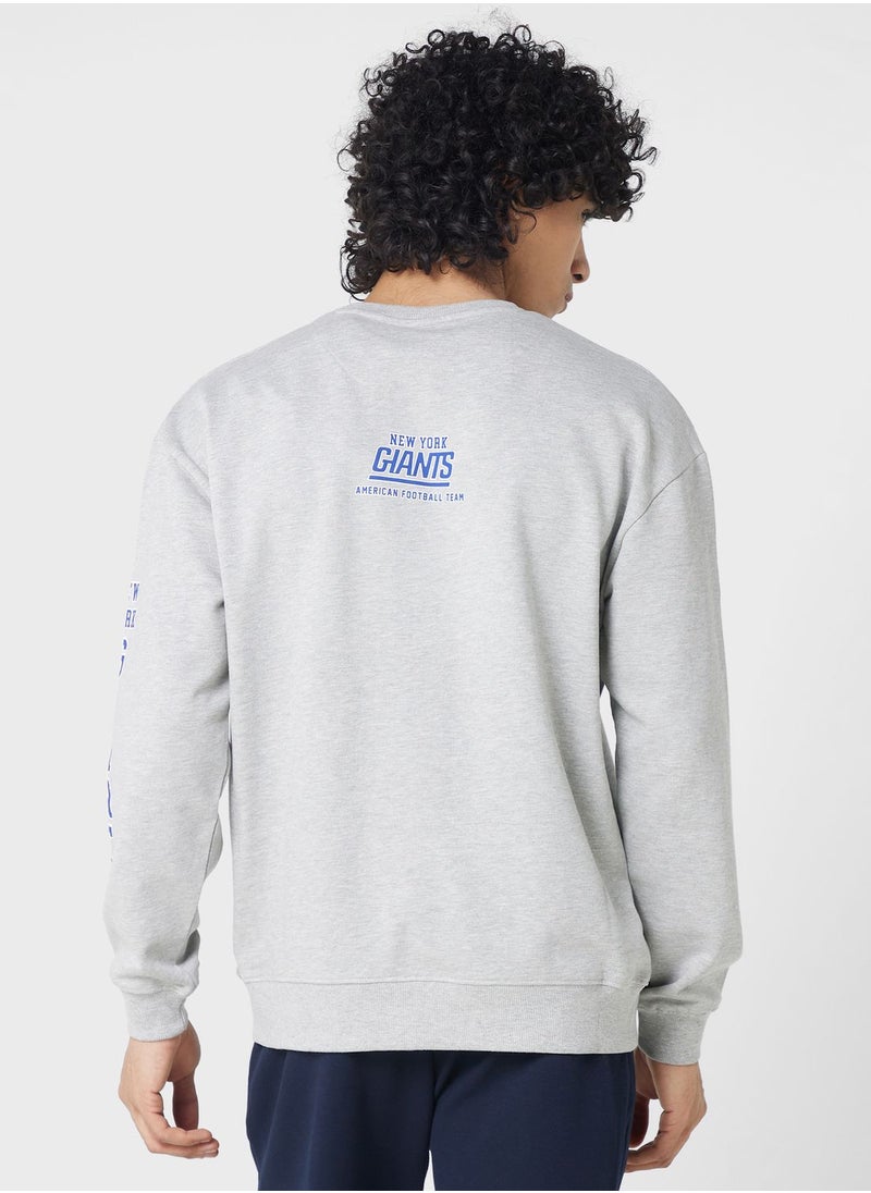 SP Characters - New York Giants Applique Detail Sweatshirt - Image 1
