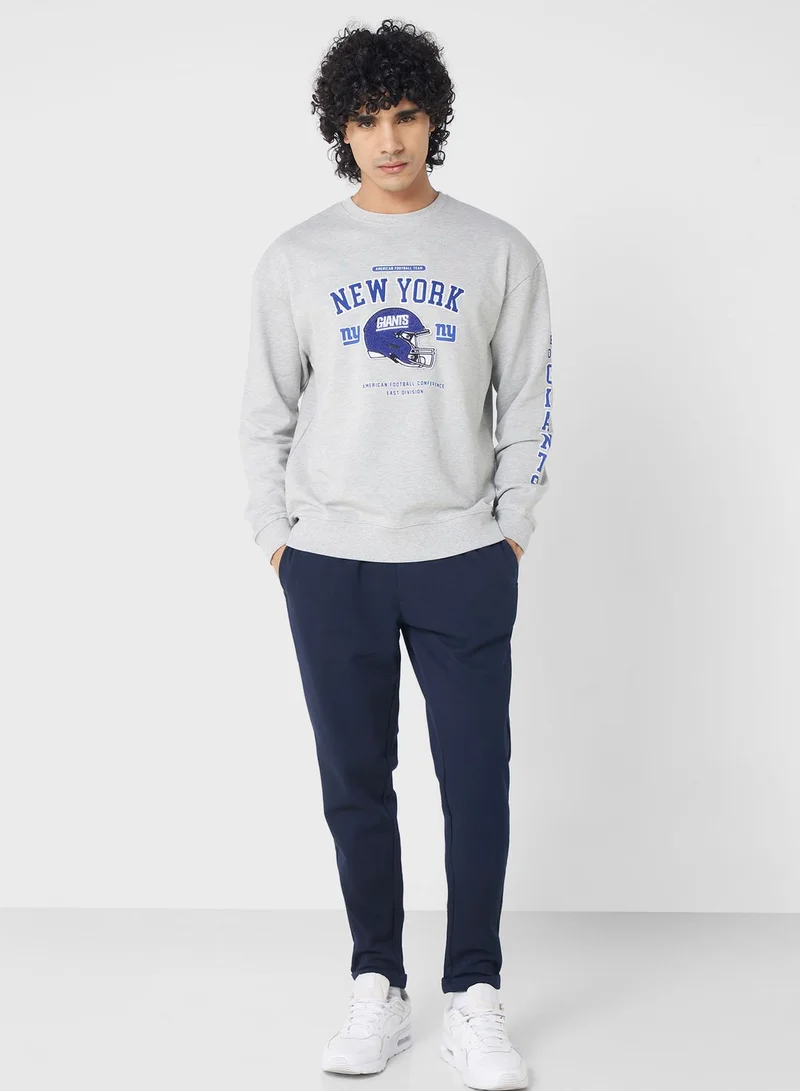 SP Characters New York Giants Applique Detail Sweatshirt