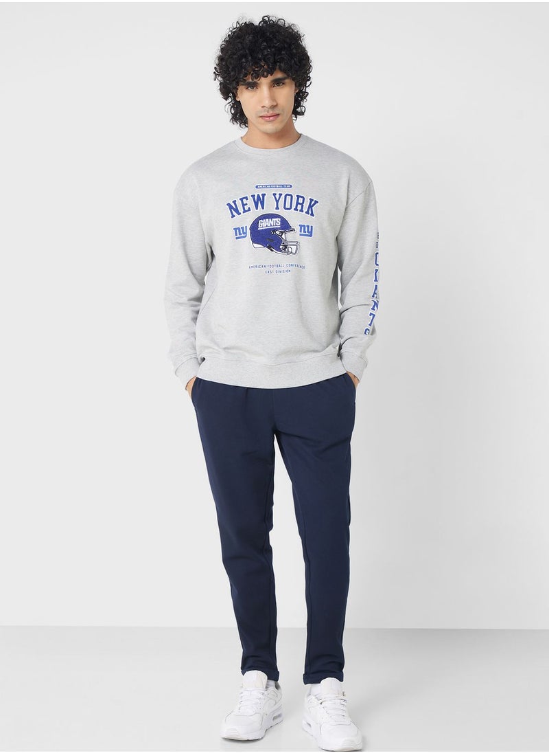 SP Characters - New York Giants Applique Detail Sweatshirt - Image 1