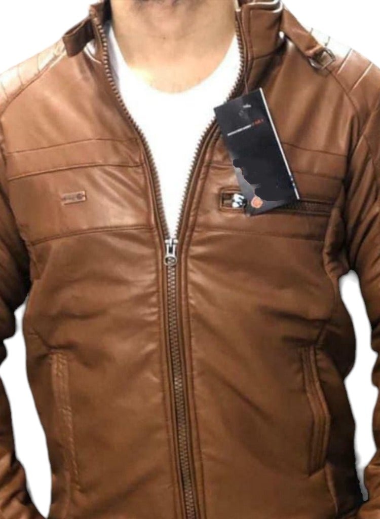 Leather Jacket Brown  - Image 1