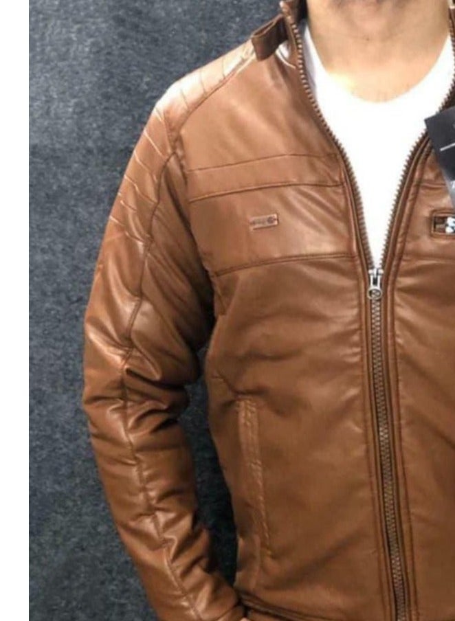 Leather Jacket Brown  - Image 2