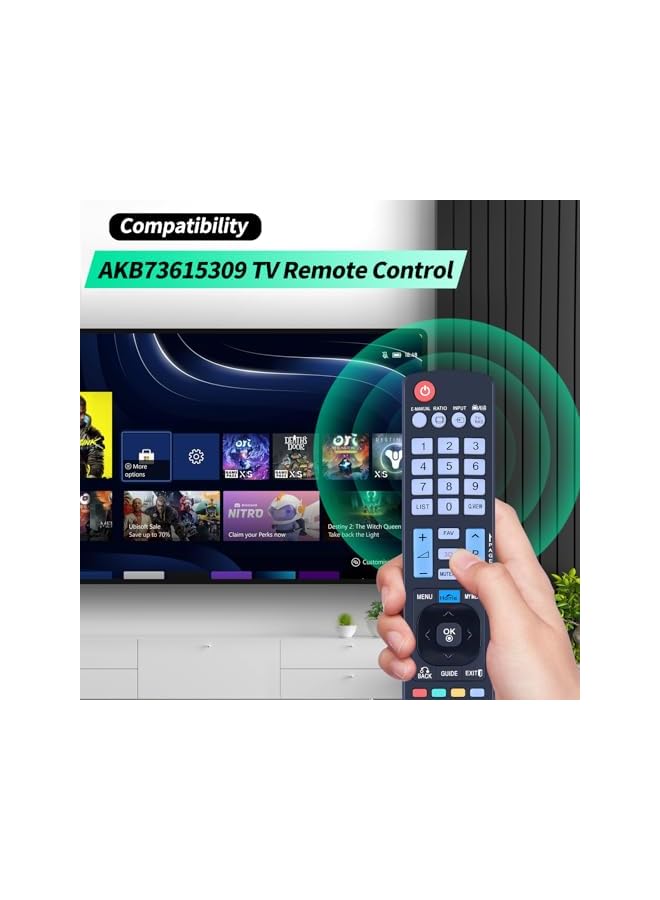 ELTRAZONE New AKB73615306 AKB73615309 remote control for LG tv 32LM6200 32LM6400 32LM6410 42LM6200 42LM6410 42LM6700 42LM7600 - Image 2