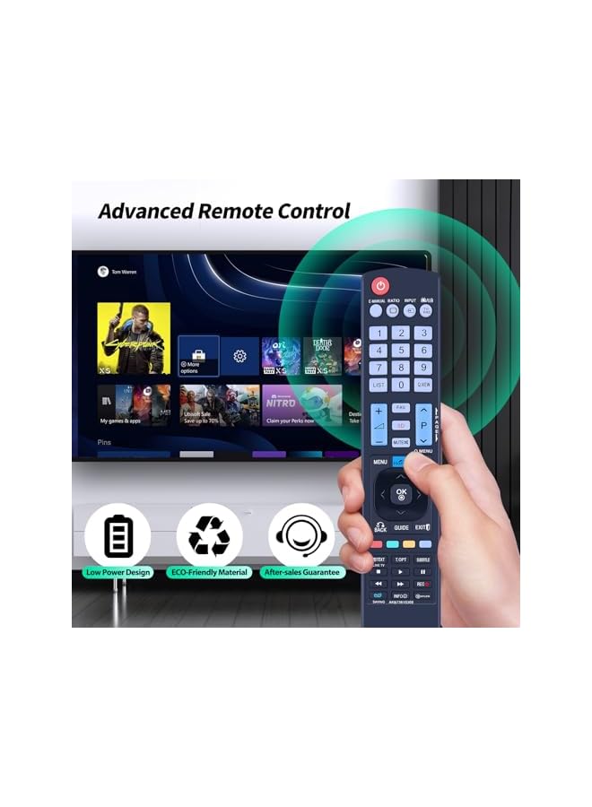 ELTRAZONE New AKB73615306 AKB73615309 remote control for LG tv 32LM6200 32LM6400 32LM6410 42LM6200 42LM6410 42LM6700 42LM7600 - Image 5