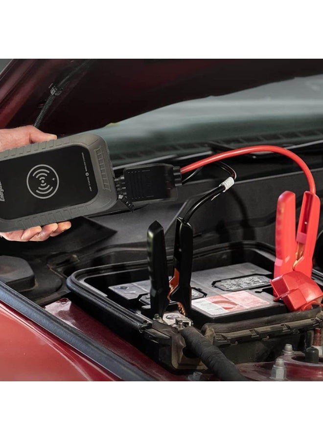 Energizer Wireless Portable Auto Battery Charger - Car Jump Starter, 12V Lithium with Battery Booster Pack - Wireless Power Bank Charger & Jumper Cables – Model ENJ1000 - Image 4