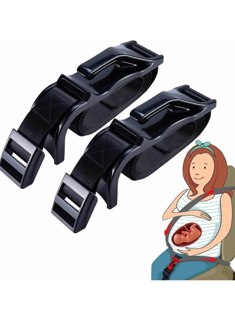 2Pcs Pregnancy Seat Belt Adjuster Car Maternity Seat Belt Comfort & Safety for Pregnant Moms - Image 1