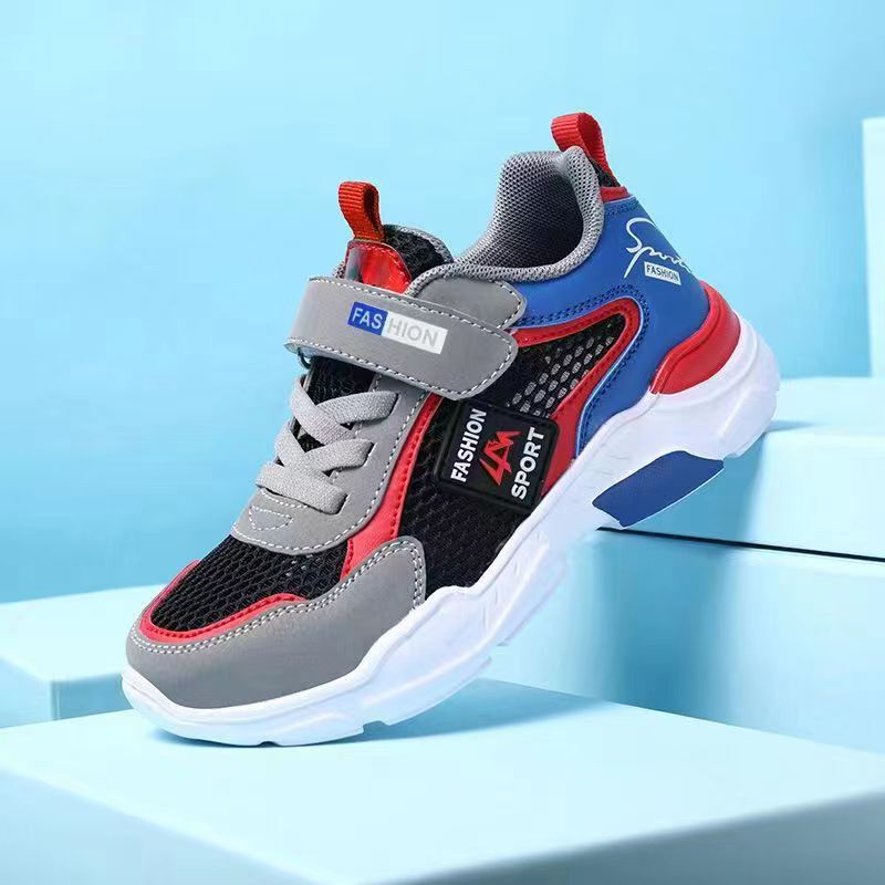 Mesh Sneakers Lightweight Flexible Sole Walking Shoes For Kids Indoor And Outdoor Activities - Image 1