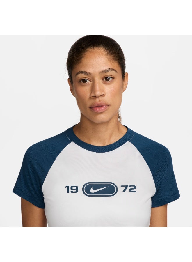 Nike Women’s Nike Sportswear Chill Knit Raglan T-Shirt - Image 2
