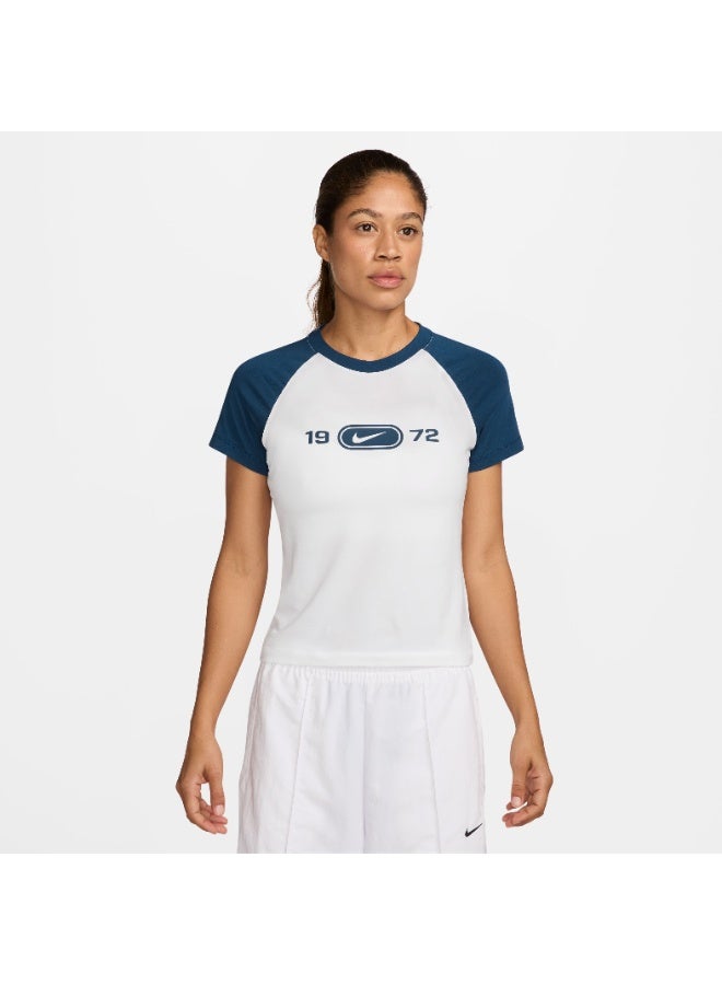 Nike Women’s Nike Sportswear Chill Knit Raglan T-Shirt - Image 1